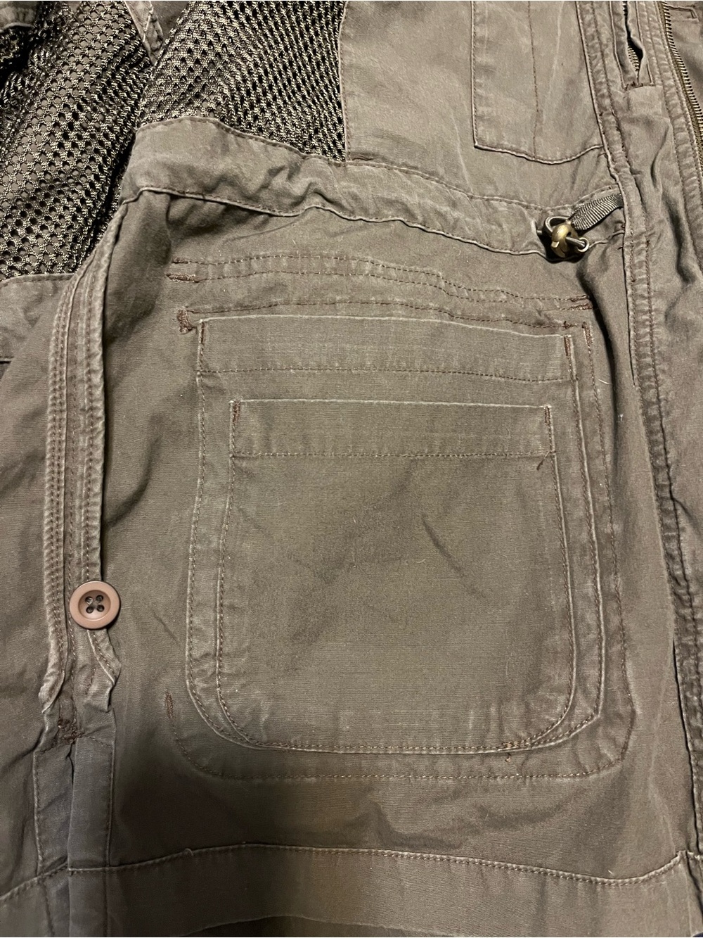 L.L. Bean Olive Green Military Field Jacket - Hood - Picture 10 of 12